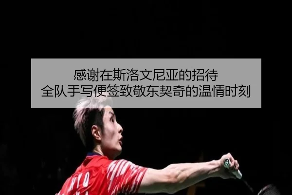 感谢在斯洛文尼亚的招待 全队手写便签致敬东契奇的温情时刻